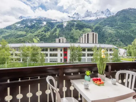 Studio mezzanine Chamonix, 5 pers, balcon Mont-Blanc : photo 5