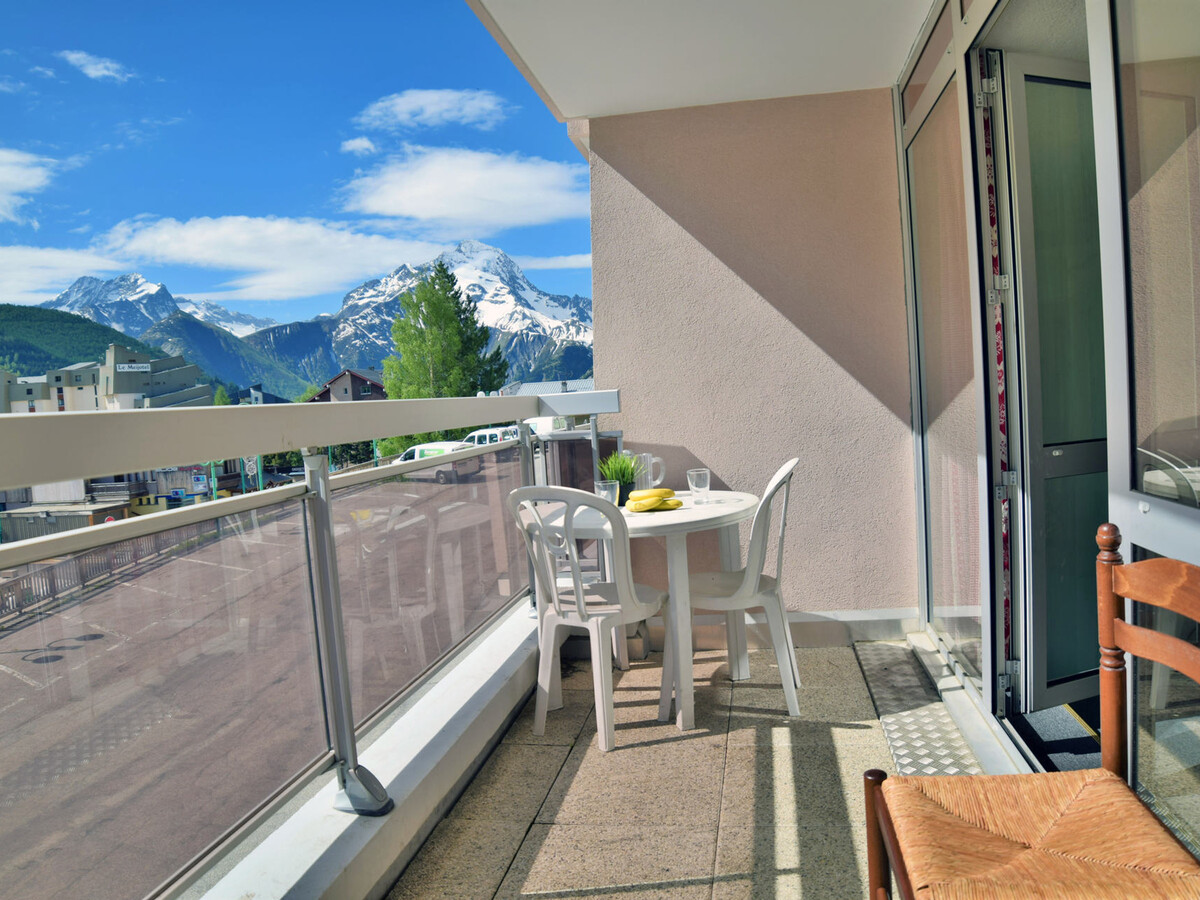 Studio 6 pers aux Deux Alpes avec balcon vue pistes - Photo 6