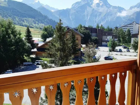 Appartement 6 personnes aux Deux Alpes, balcon vue pistes : photo 5