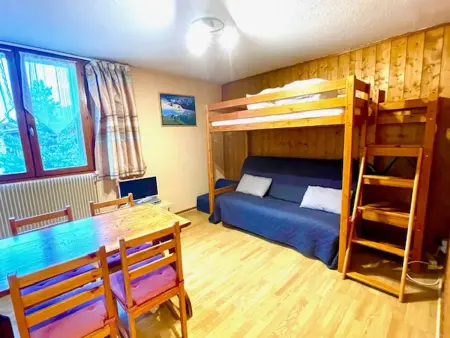 Location appartement à Les Deux Alpes, Studio 2 pers. proche remontées, sans balcon
