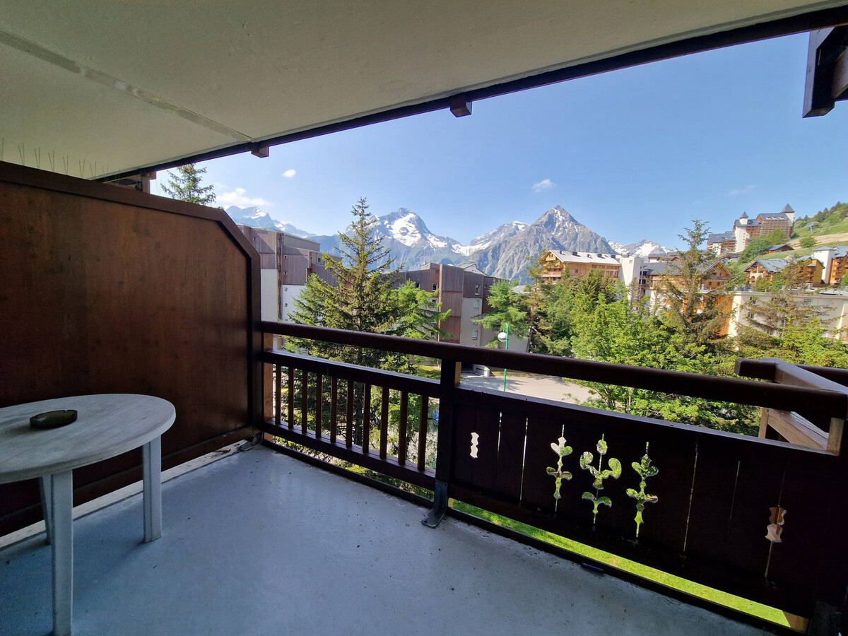 Studio 30m² pied des pistes, balcon sud aux Deux Alpes - Photo 3