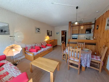 Studio 32m² centre Les Deux Alpes, balcon vue pistes : photo 3