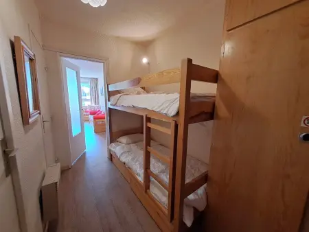 Studio 32m² centre Les Deux Alpes, balcon vue pistes : photo 9
