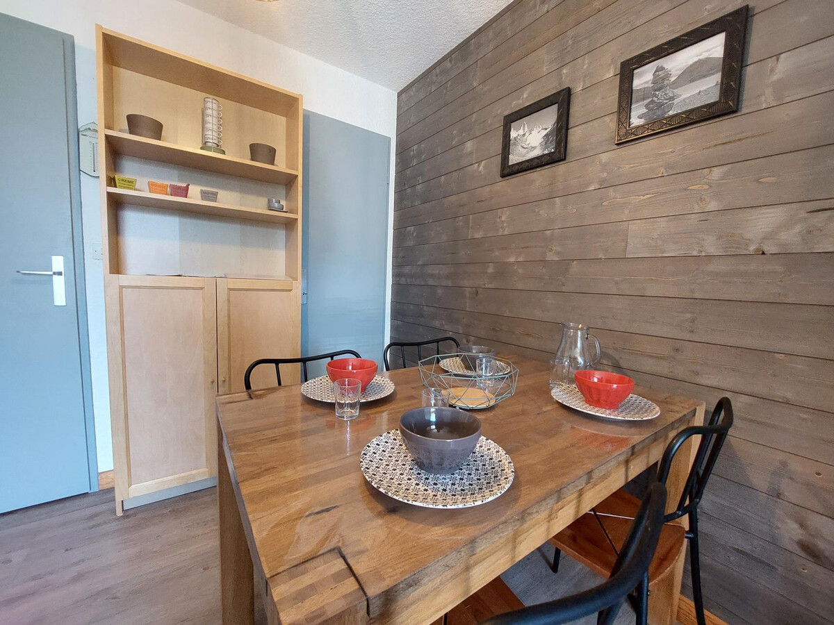 Studio 4 pers aux Deux Alpes, balcon sud face montagnes - Photo 3