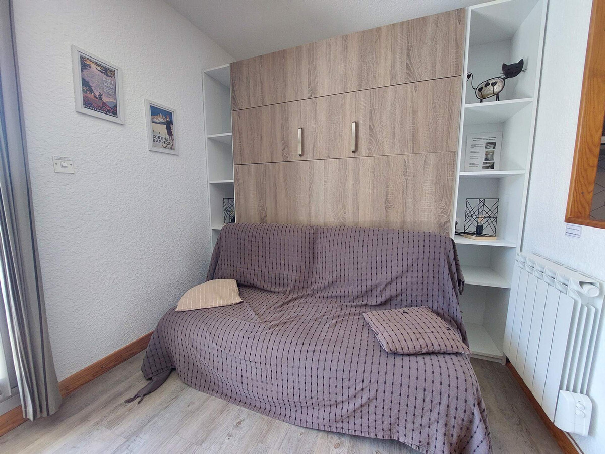 Studio 4 pers aux Deux Alpes, balcon sud face montagnes - Photo 6