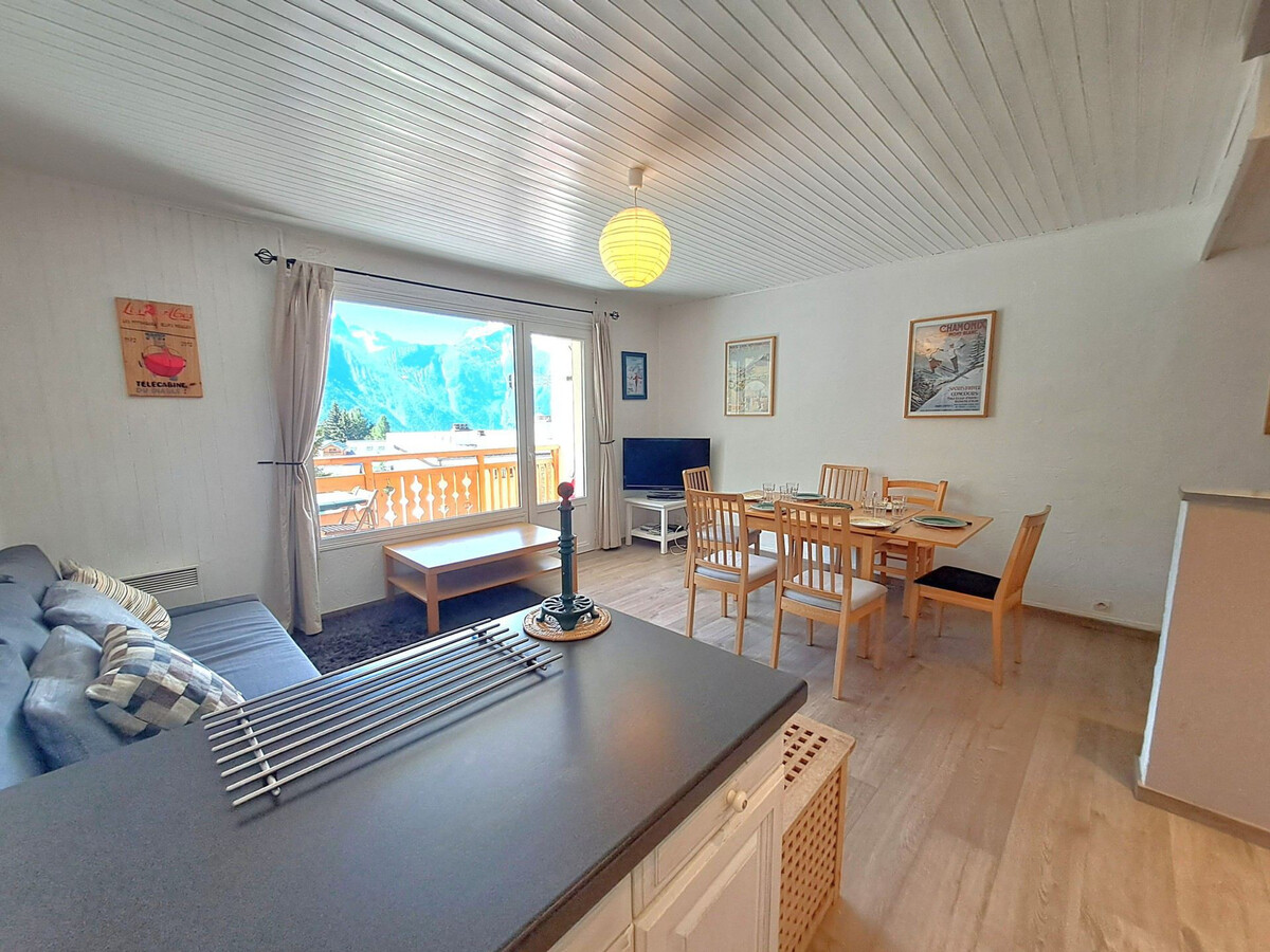 Appartement 6 pers aux Deux Alpes, balcon vue montagne - Photo 1