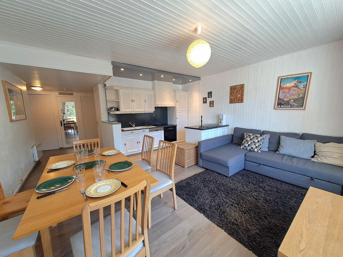 Appartement 6 pers aux Deux Alpes, balcon vue montagne - Photo 3