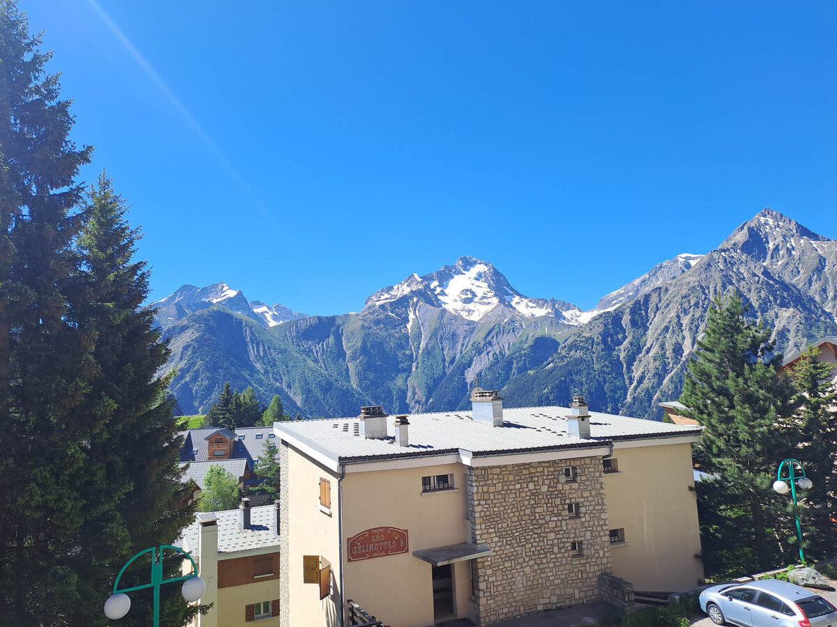 Appartement 6 pers aux Deux Alpes, balcon vue montagne - Photo 12
