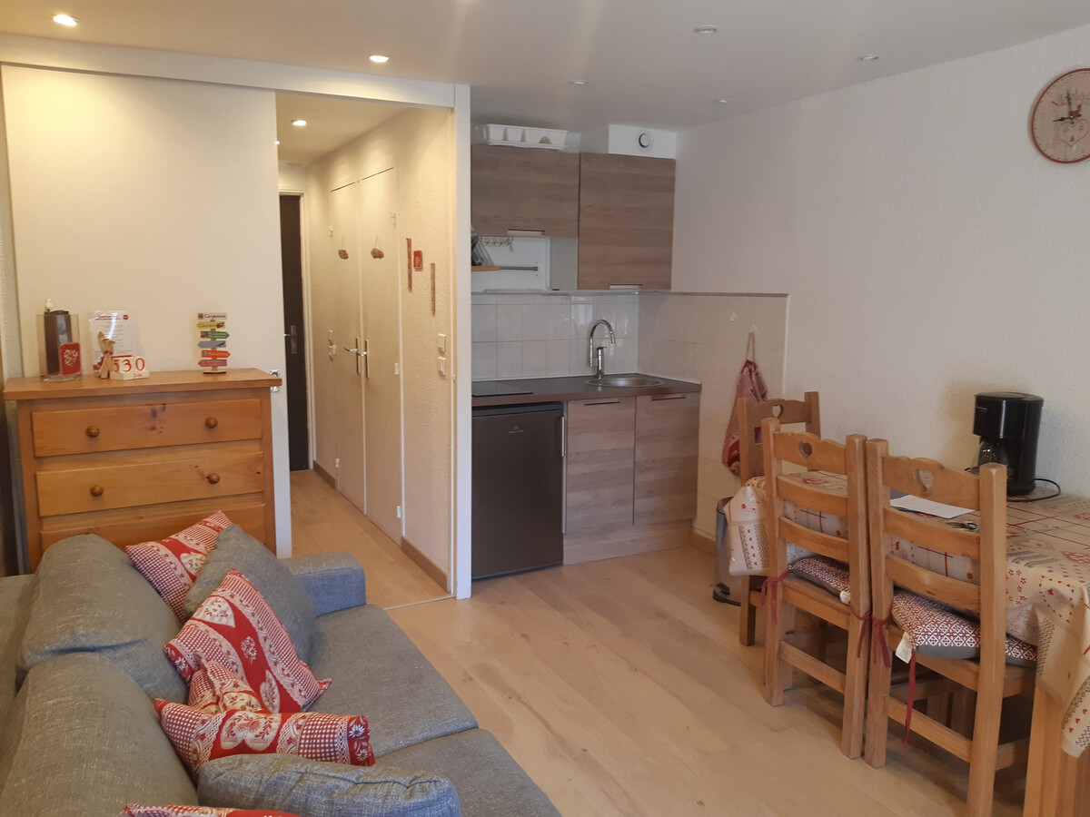 Studio 22m² rénové aux Deux Alpes, balcon vallée - Photo 1