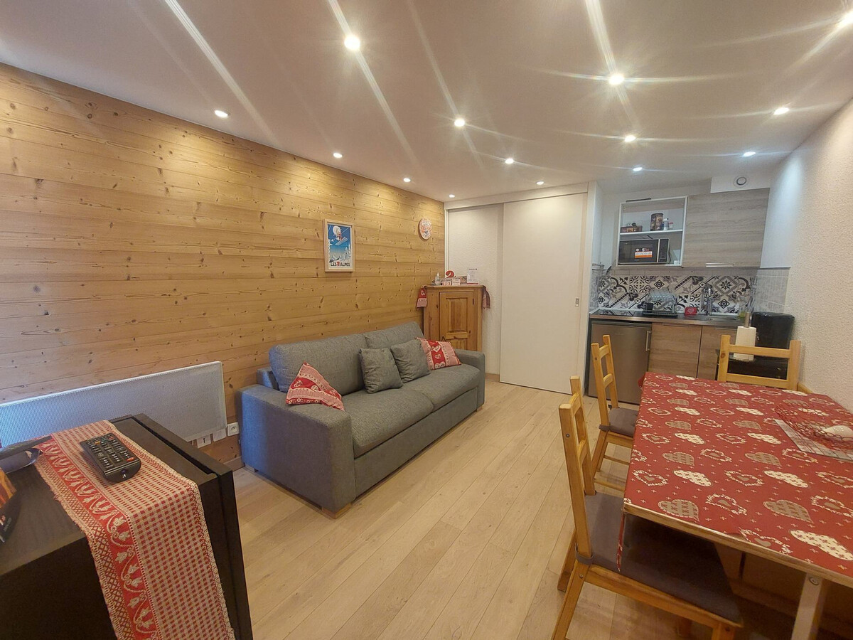 Studio 22m² rénové aux Deux Alpes, balcon vallée - Photo 11