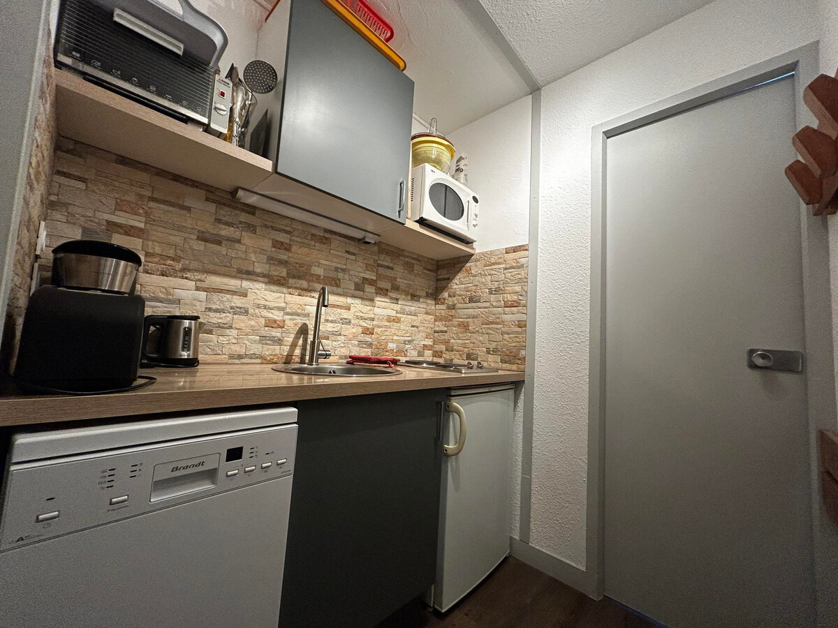 Studio 17 m² aux Menuires, balcon et casier à skis - Photo 4