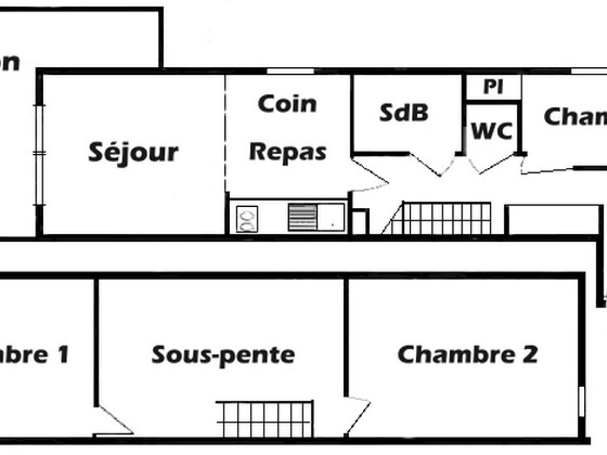 Appartement 9 pers aux Saisies, vue pistes Beaufortain - Photo 4