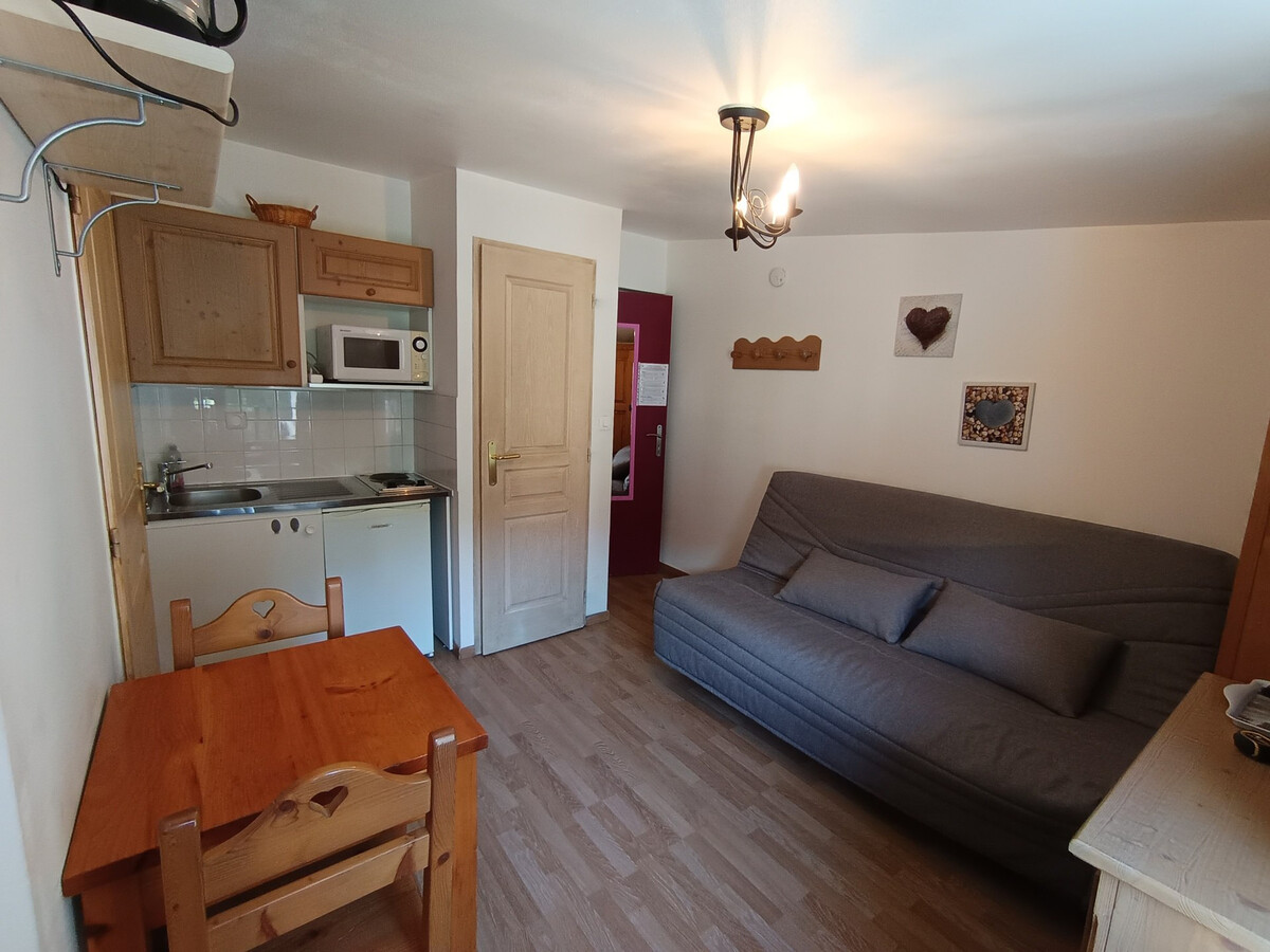 Studio 18m² front de neige, 3 pers, animaux acceptés - Photo 3
