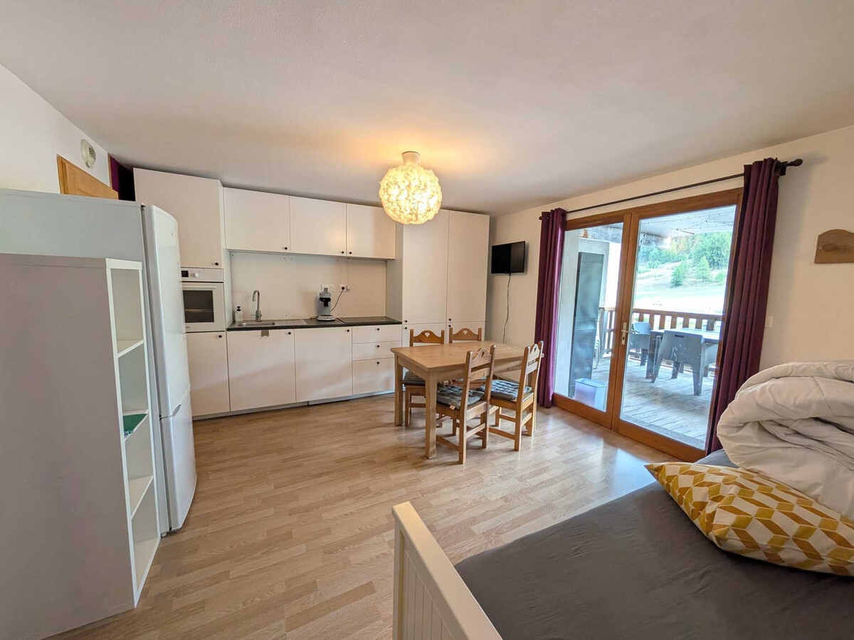Studio 30m² terrasse 17m², front de pistes à Montgenèvre - Photo 3