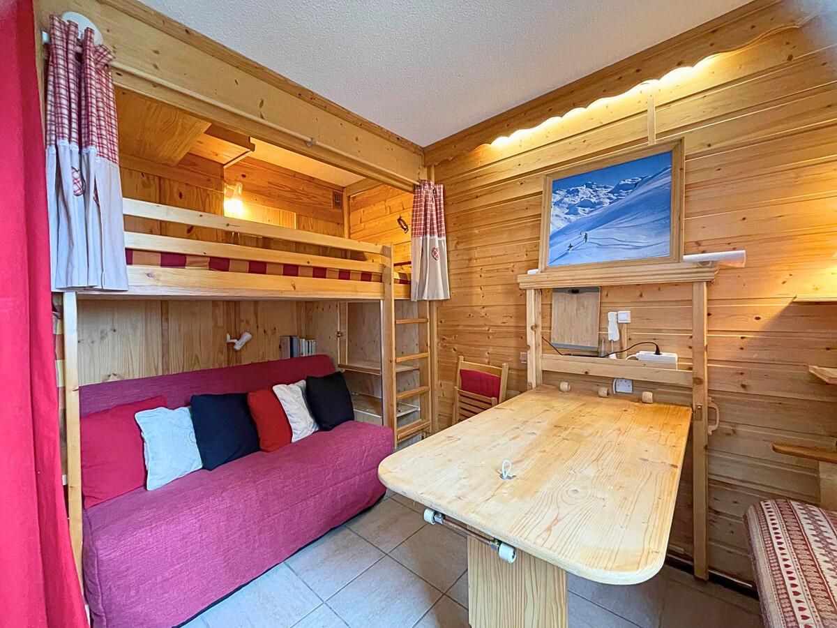 Studio 17m² aux Menuires, skis aux pieds, vue montagne - Photo 1