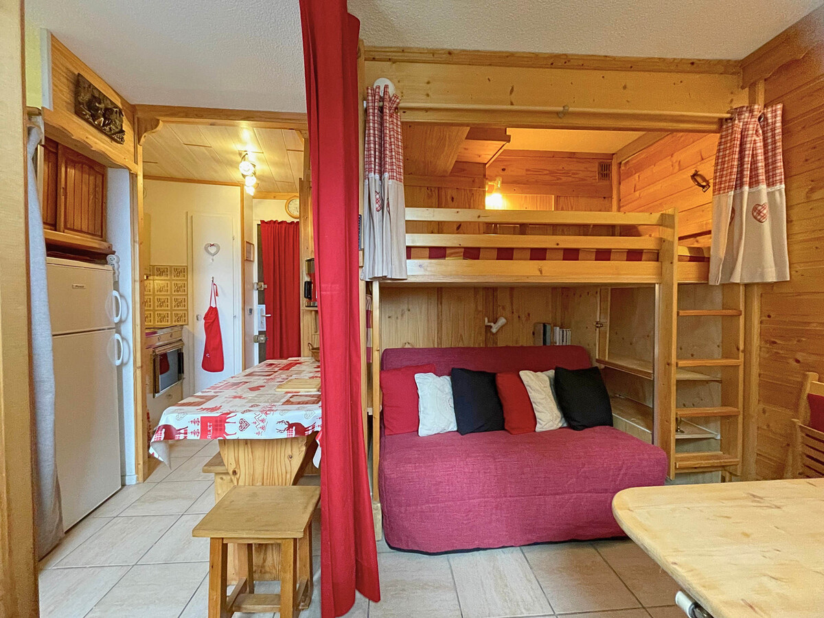 Studio 17m² aux Menuires, skis aux pieds, vue montagne - Photo 4