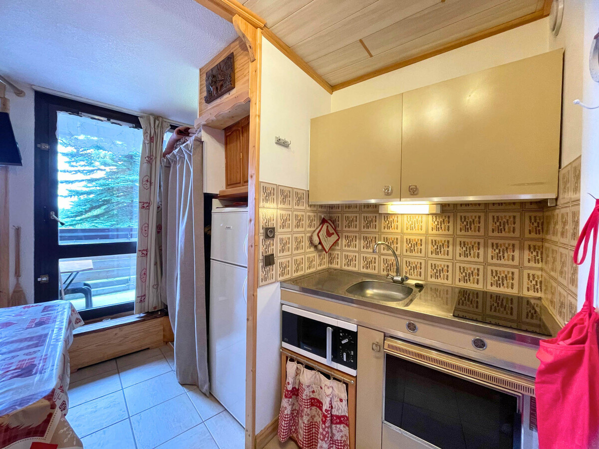 Studio 17m² aux Menuires, skis aux pieds, vue montagne - Photo 5