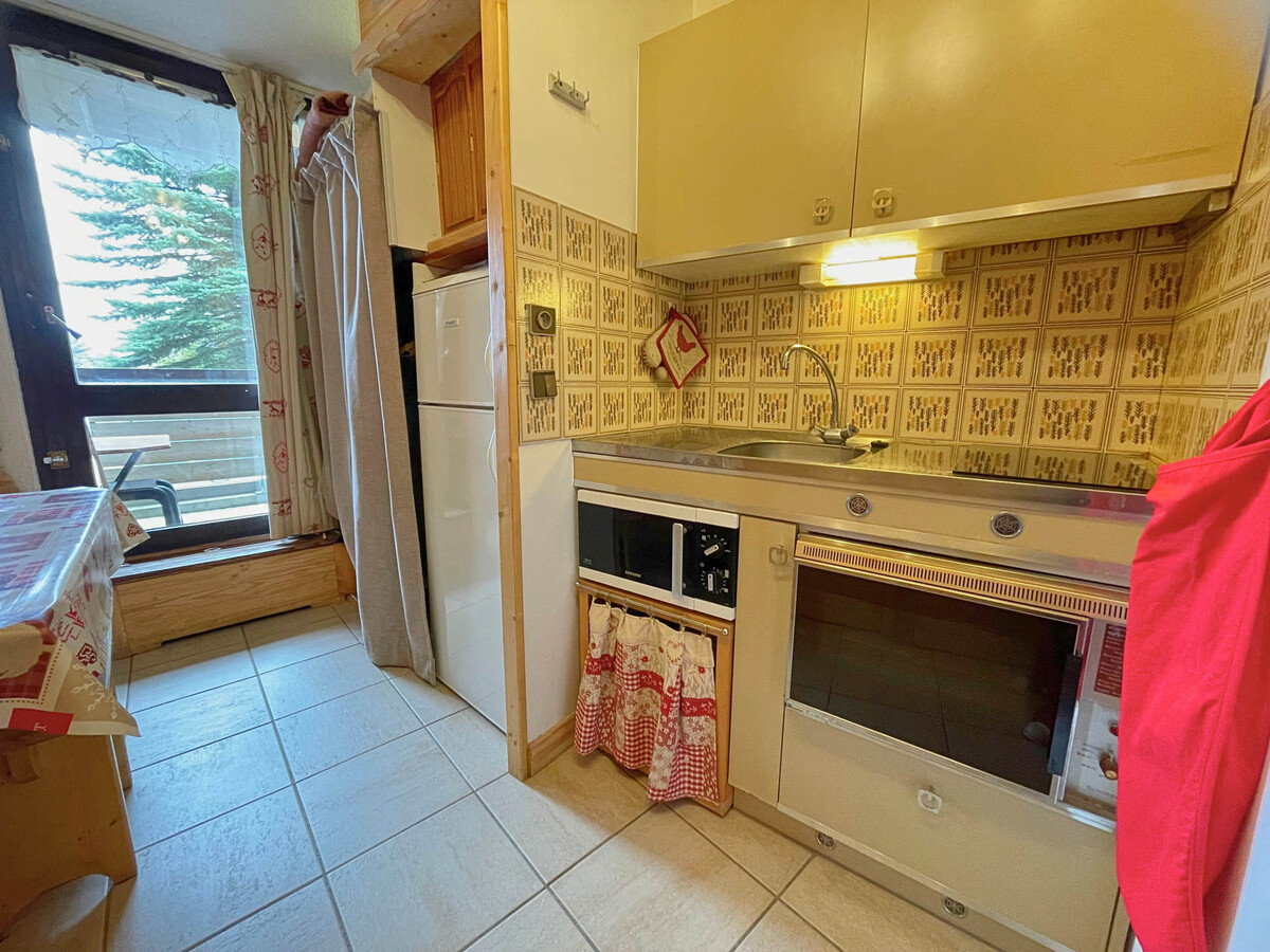 Studio 17m² aux Menuires, skis aux pieds, vue montagne - Photo 6