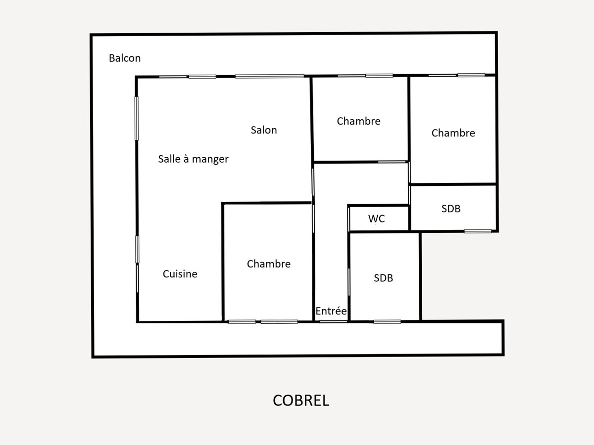 Appartement COBREL 102 m², 6 pers., balcon panoramique - Photo 11