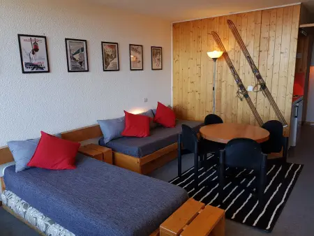 Location appartement à Les Arcs 1600, Studio confortable 4 pers à Arc 1600 avec balcon