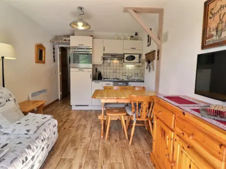 Charmant 2 pièces au pied des pistes - 4 pers, balcon, cuisine équipée : photo 2