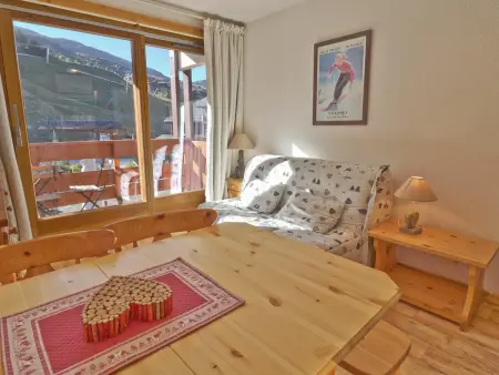 Charmant 2 pièces au pied des pistes - 4 pers, balcon, cuisine équipée : photo 7