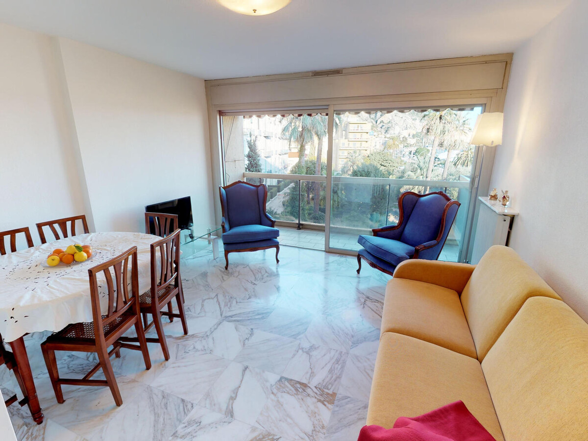 2P avec terrasse vue mer et garage à Menton - Photo 3