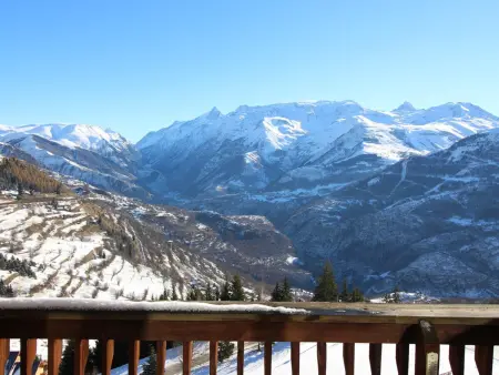 Studio cabine 4 pers aux pistes, vue Écrins - Auris : photo 2