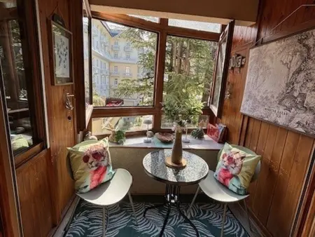 Studio 25m² balcon vue thermes, 4 pers à Brides-les-Bains : photo 9