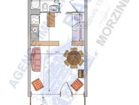 Studio 31 m² avec balcon sud-ouest à Morzine, proche centre : photo 8