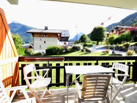 Studio 26m² pour 4 à Morzine, balcon sud-est : photo 4