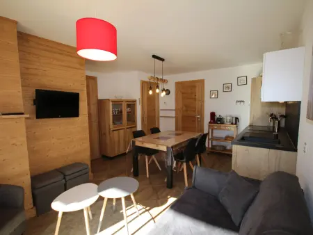 Location appartement à Hauteluce, Appartement 3 pièces, 2 salles de bain, près des pistes, animaux acceptés