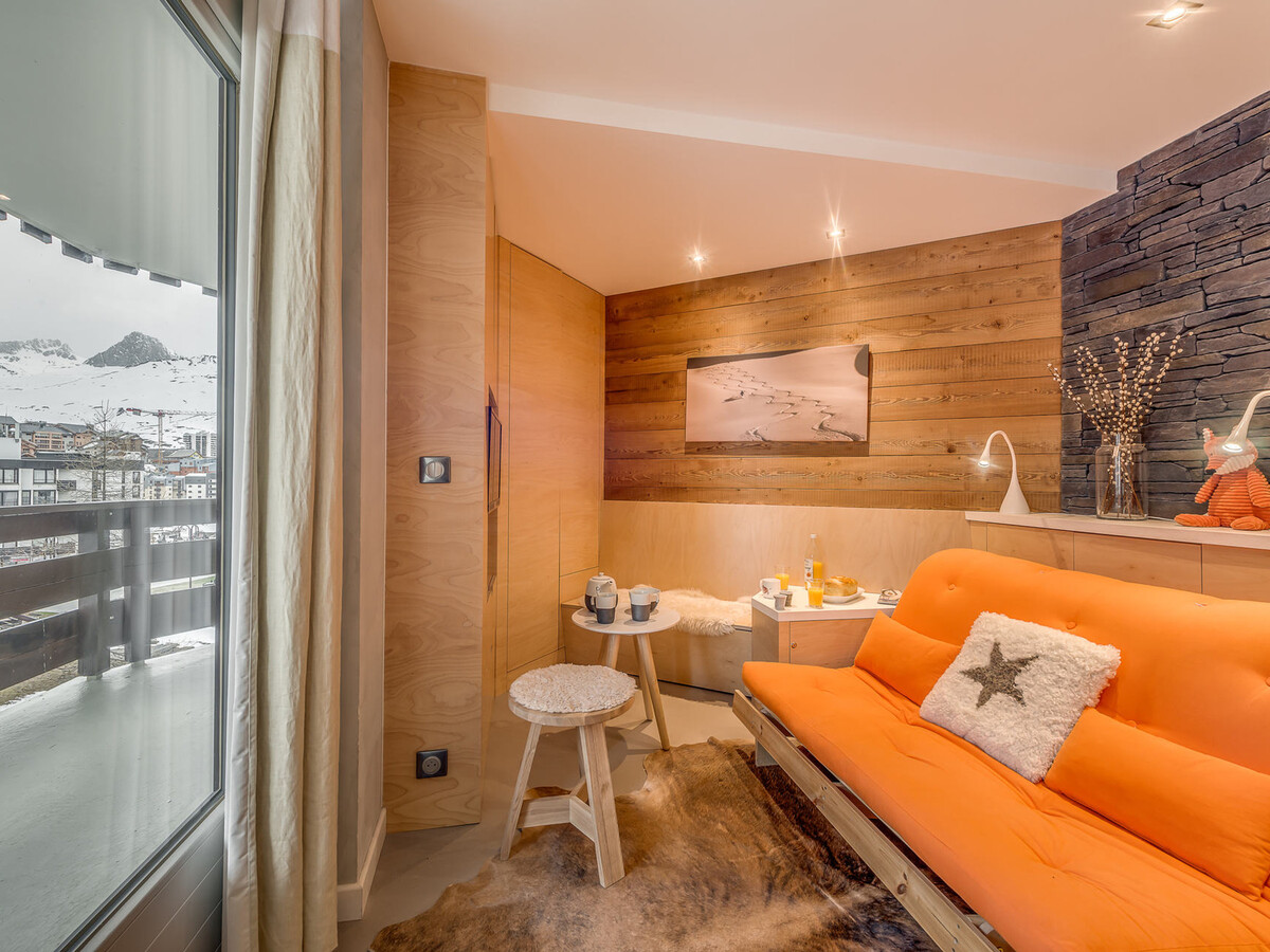 T2 rénové 2016 avec balcon sud à Tignes, 4 pers. - Photo 2
