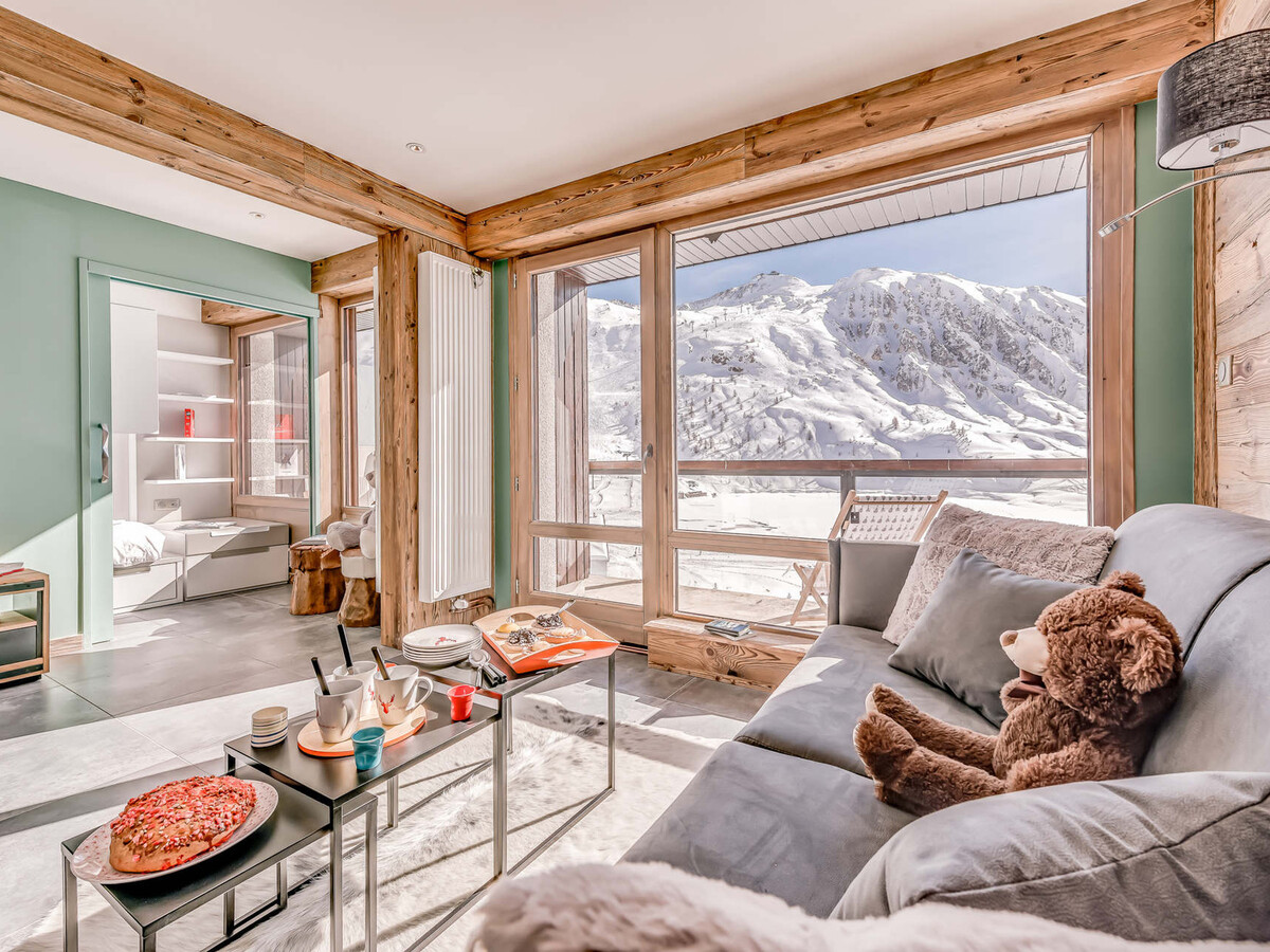 Appartement 6 pers à Tignes - Vue glacier et lac - Photo 9