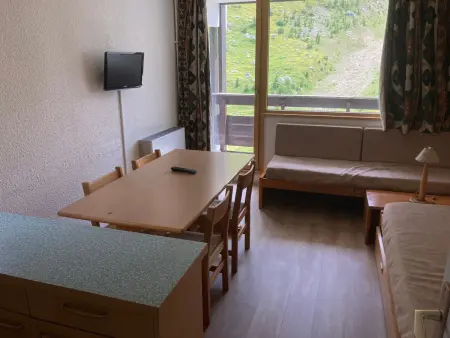 Appartement 2 pièces 6 pers à Tignes-Le Lavachet, balcon sud : photo 4
