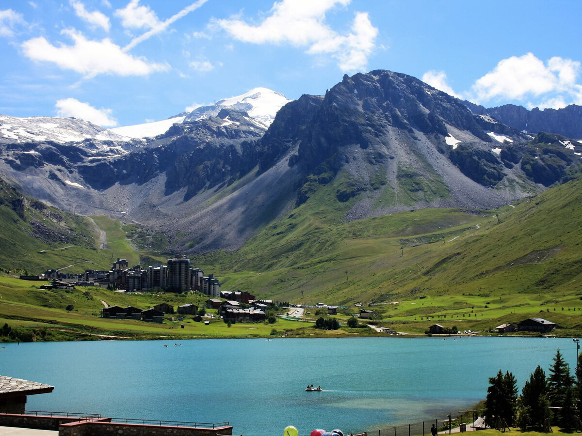 Studio 4 pers. Tignes, terrasse sud vue lac - Photo 8
