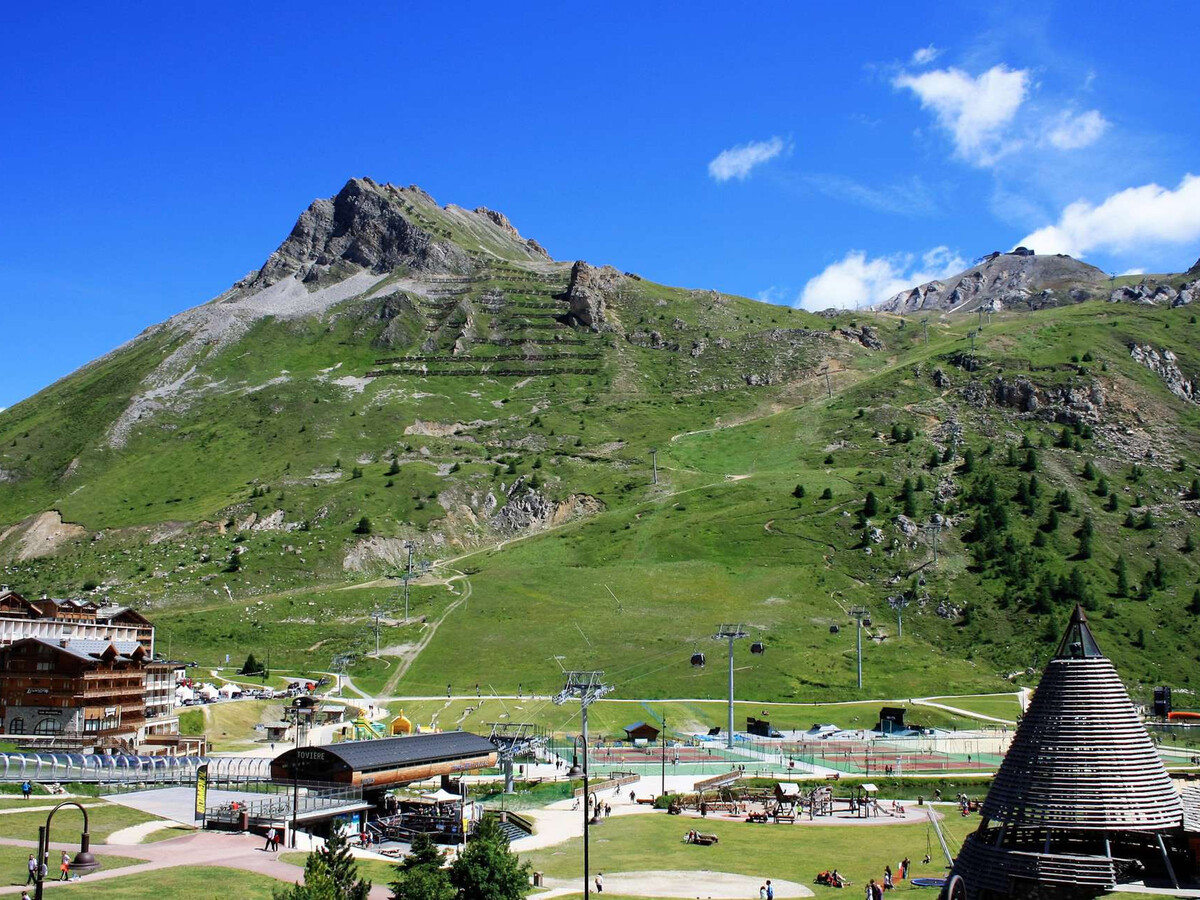 Studio 4 pers. Tignes, terrasse sud vue lac - Photo 9