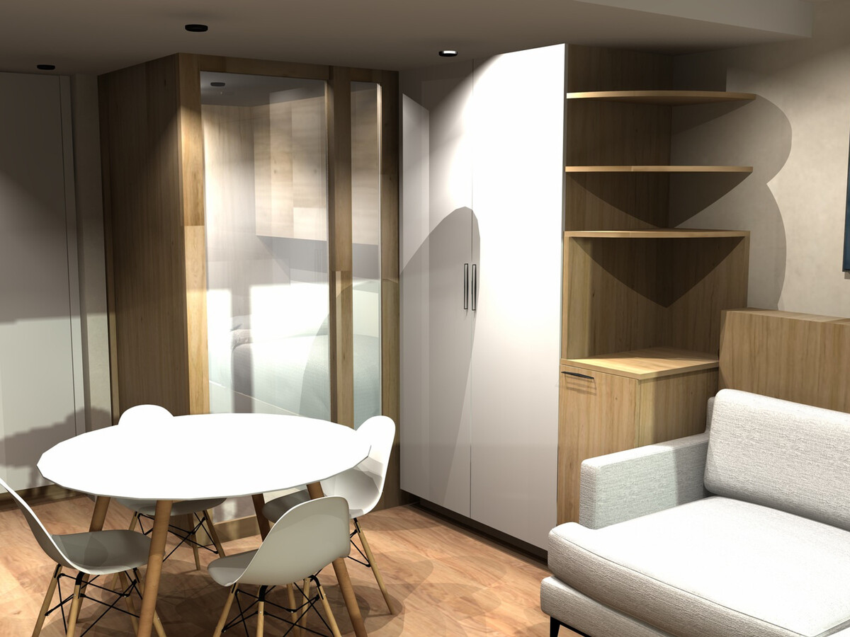 Studio rénové 4 pers. balcon sud, vue lac à Tignes - Photo 3