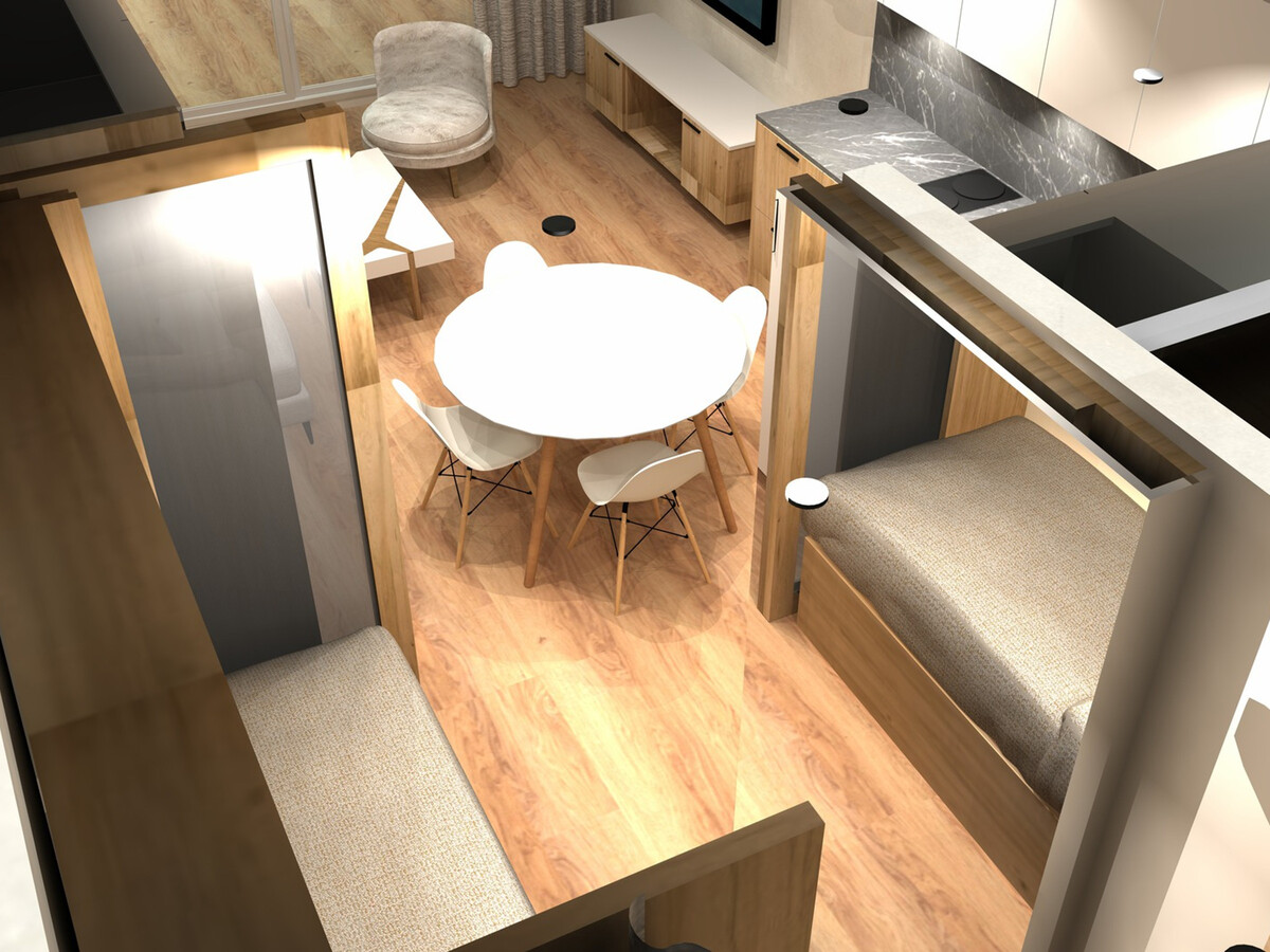 Studio rénové 4 pers. balcon sud, vue lac à Tignes - Photo 6