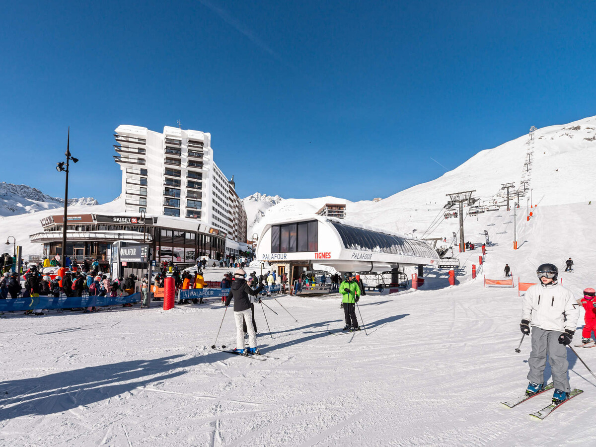 Studio rénové 4 pers. balcon sud, vue lac à Tignes - Photo 14