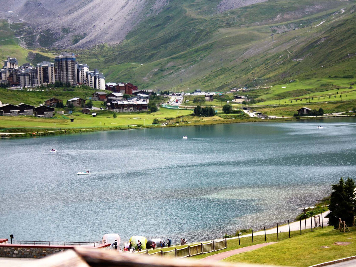 Studio 4 personnes Tignes - Balcon vue lac - Photo 9