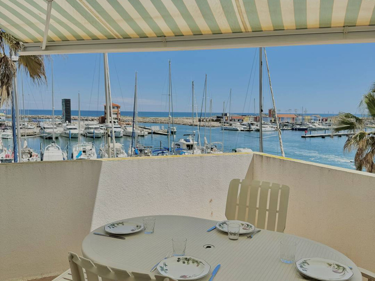 T2 climatisé terrasse vue mer au Barcarès - Photo 1