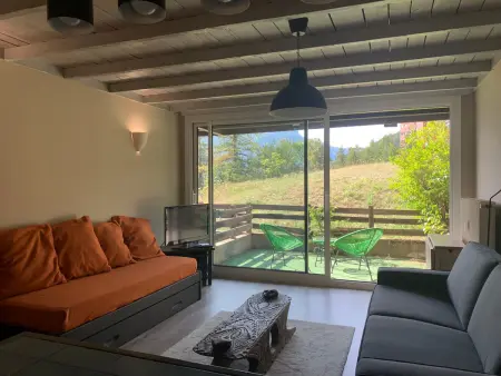 Location appartement à Pra Loup, Studio rénové 4/5 pers, balcon sud, Pra Loup