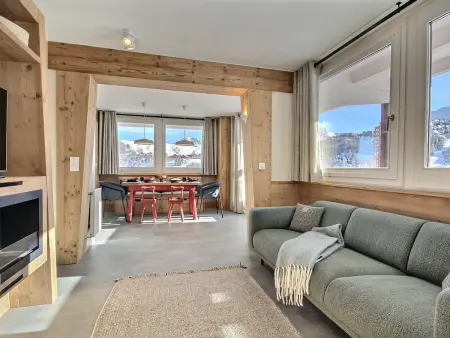 Location appartement à La Plagne, Appartement rénové avec balcon et Wifi à Plagne Centre