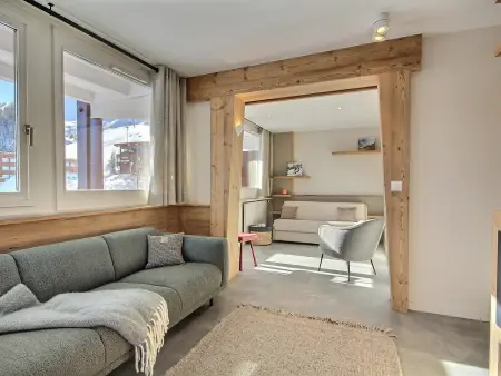 Appartement 8 pers, balcon 19 m² et vue Mont-Blanc à La Plagne : photo 8