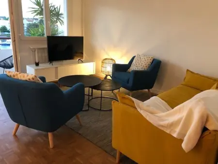 T4 Ciboure avec véranda, vue Nivelle et Saint-Jean-de-Luz : photo 4