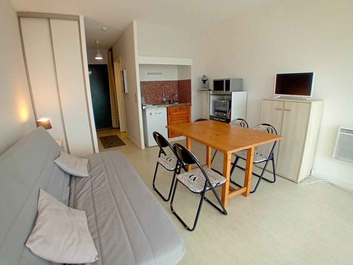 Studio 4 pers. Capbreton : terrasse vue océan & parking - Photo 2