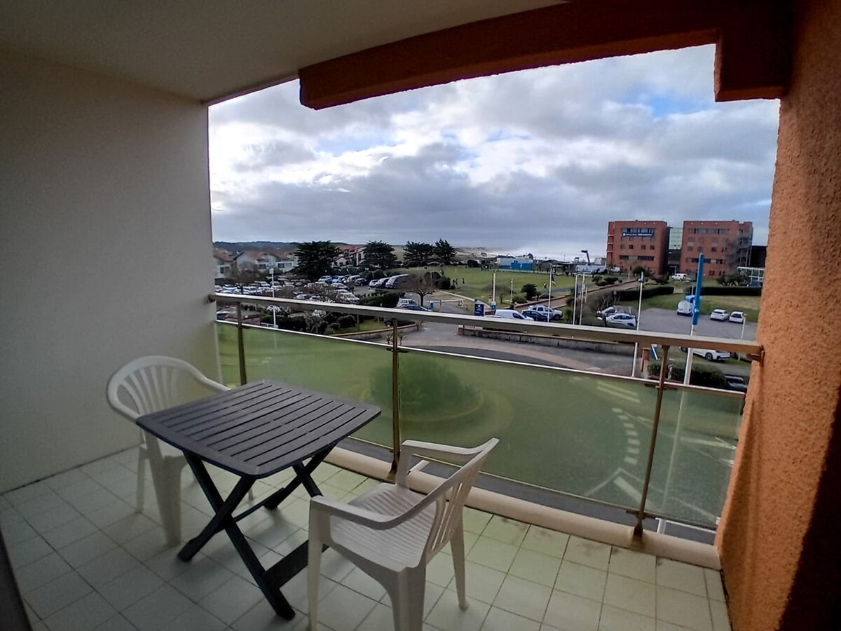 Studio 4 pers. Capbreton : terrasse vue océan & parking - Photo 10