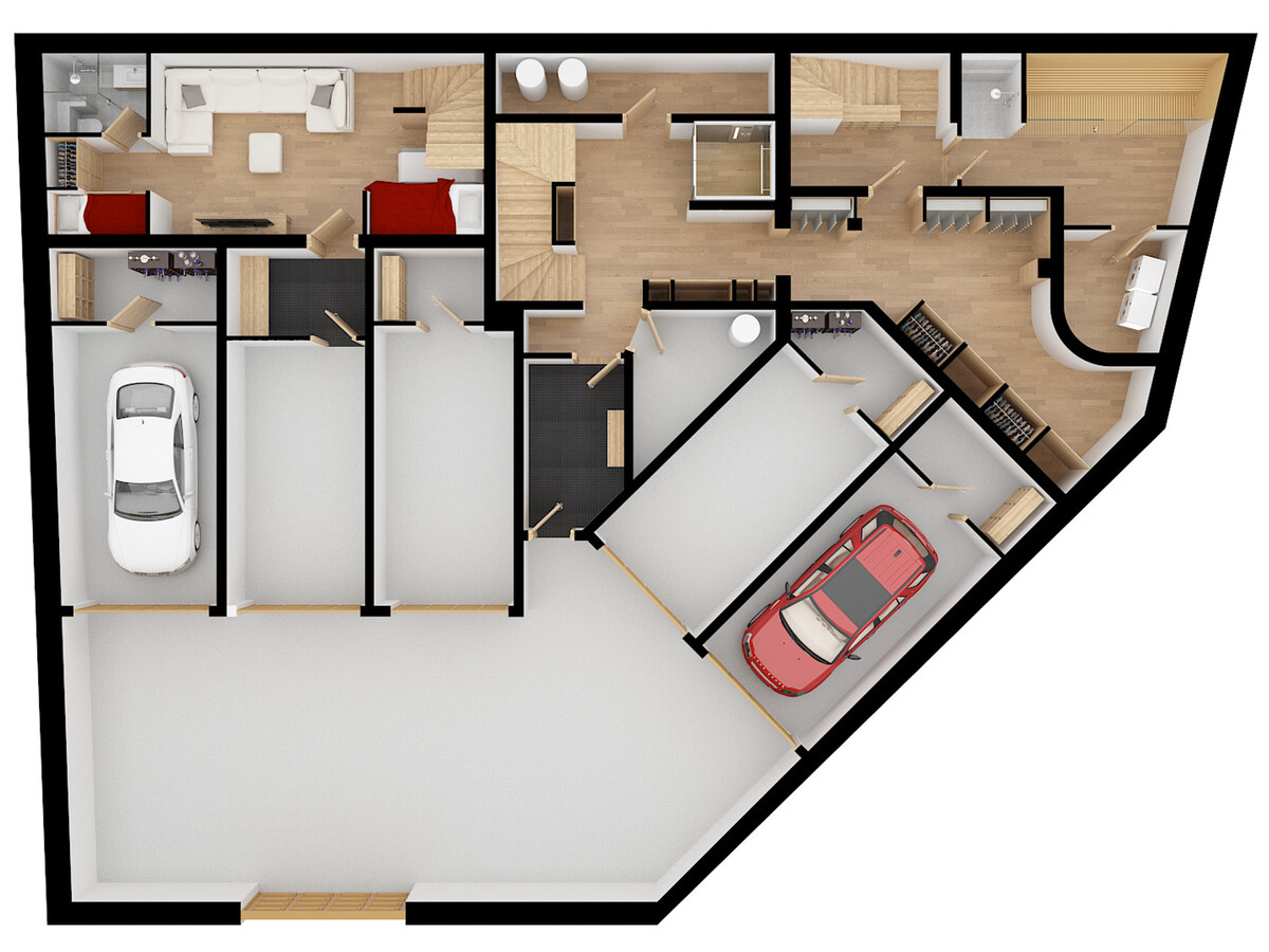 Duplex 6 chambres avec sauna à Méribel Village - Photo 11