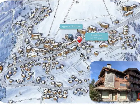 Appartement cosy à Courchevel avec chambre spacieuse et parking : photo 16